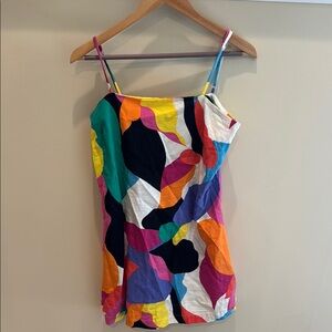 a new day Multicolor Abstract Dress